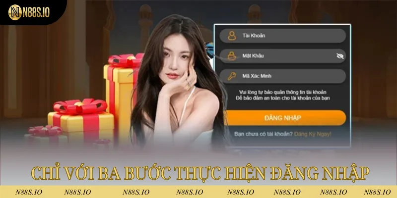 Đăng nhập N88 - Đặt Chân Đến Không Gian Cá Cược Xanh Chín 2 Chỉ với ba bước thực hiện cơ bản đã đăng nhập vào website N88 thành công