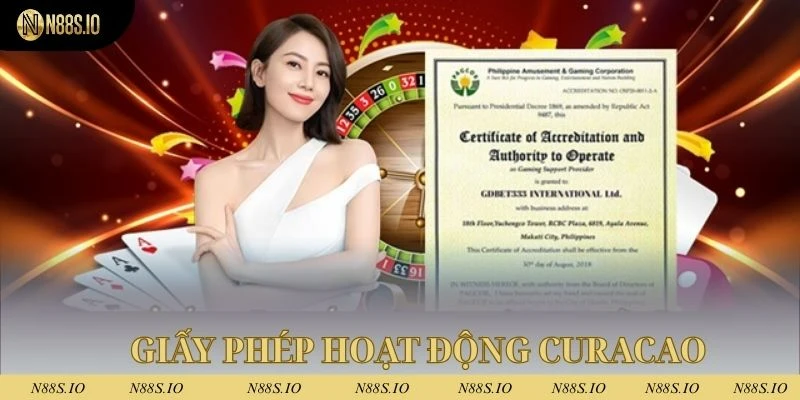 Giấy Phép Hoạt Động 2 Giấy phép Curacao đảm bảo người chơi luôn được an toàn