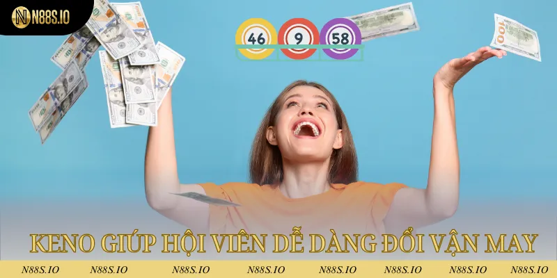 Xổ Số N88 3 Quay số Keno là nền tảng giúp hội viên dễ dàng đổi vận may